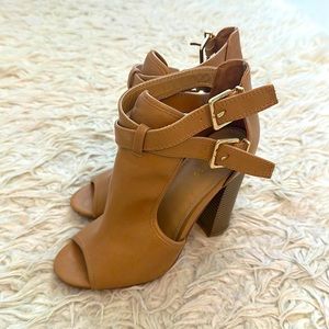 High heel open toed sandal